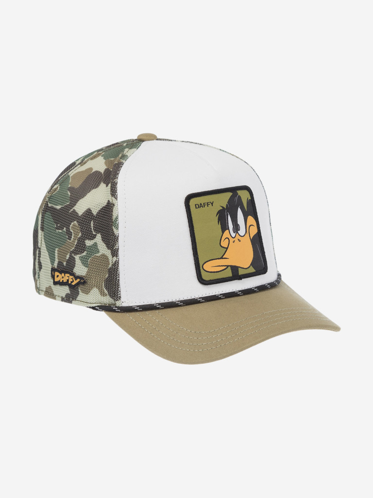 Бейсболка с сеточкой CAPSLAB CL/LOO11/1/PCT/CAM Looney Tunes Daffy Duck (оливковый)