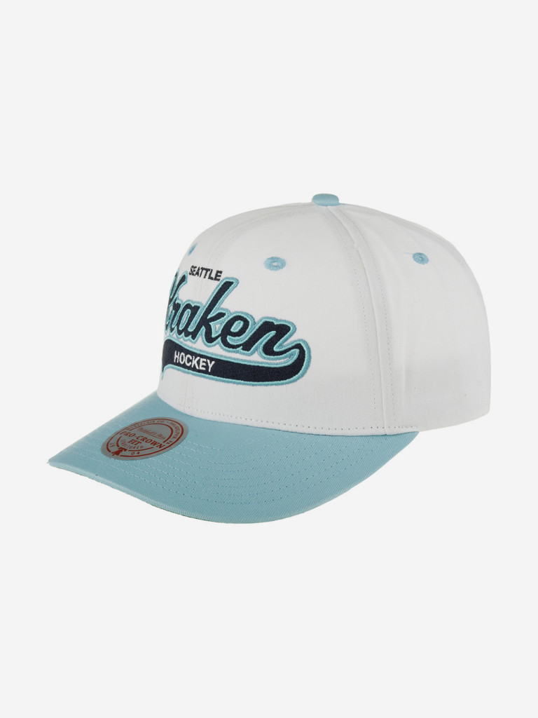 Бейсболка MITCHELL NESS HHSS7286-SKRYYPPPWHIT Seattle Kraken NHL
