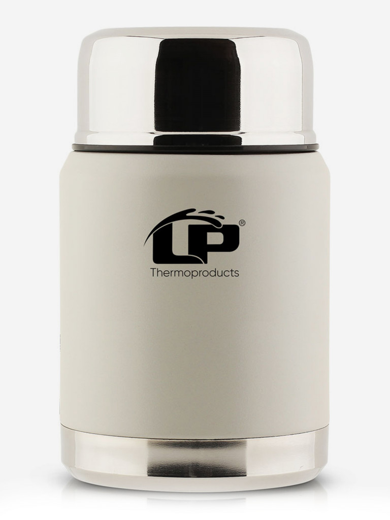 Термос для еды LP Thermoproducts Daily 0.5 л, с ложкой, серый