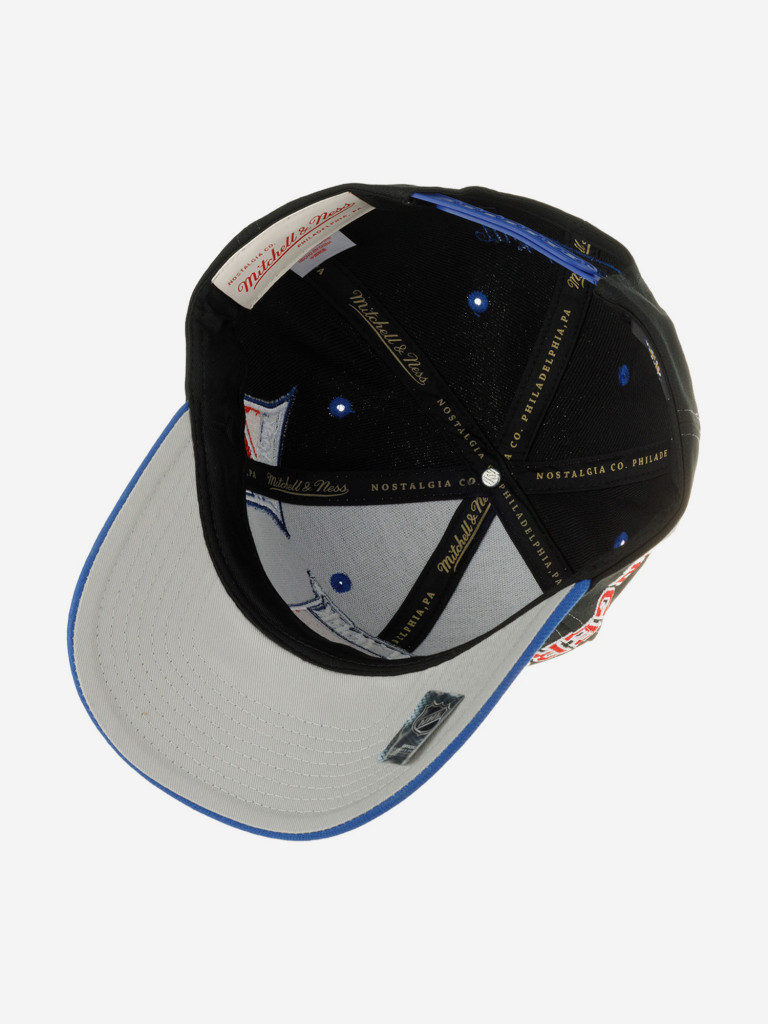 Бейсболка MITCHELL NESS HHSS7312-NYAYYPPPBLCK New York Rangers NHL (черный)