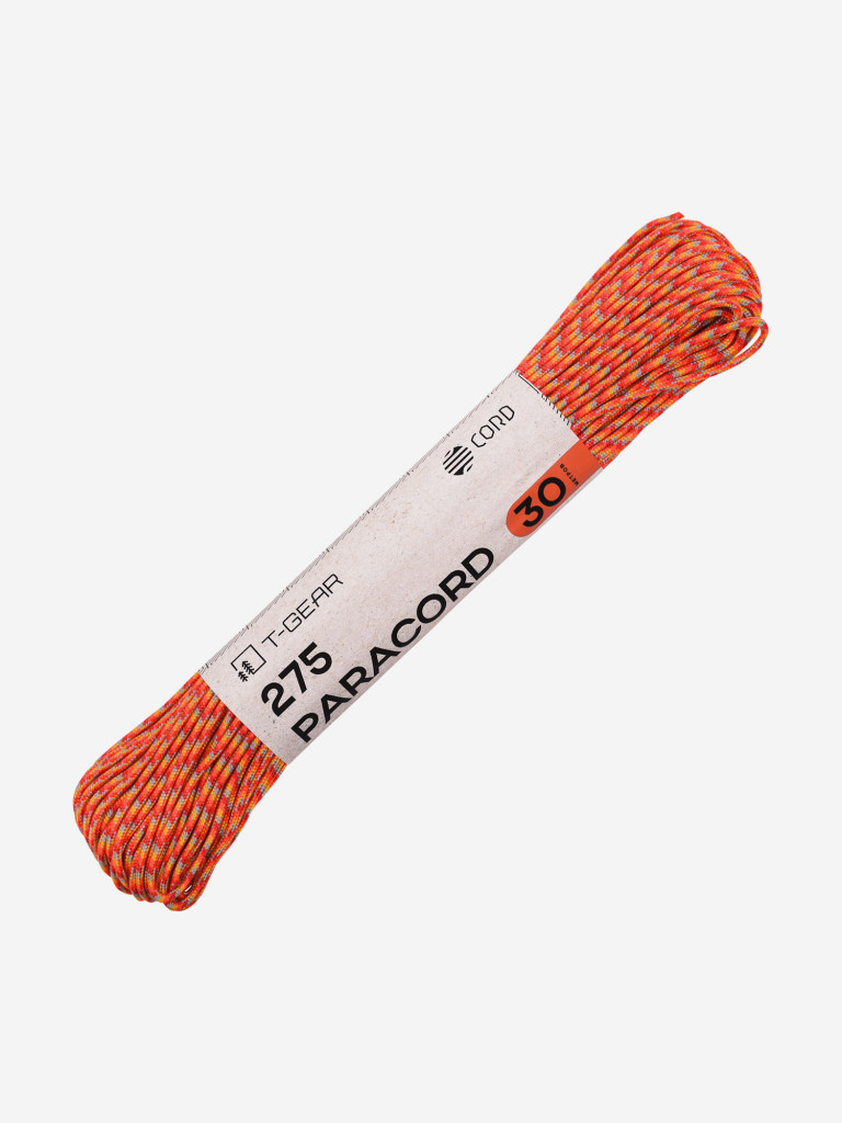 Паракорд 275 T-Gear x CORD nylon 30м (Orange Shades)