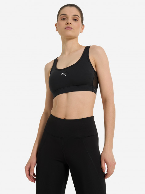 Топ бра спортивный PUMA 4 Keeps Cloudspun арт. 526686 черный цвет ...