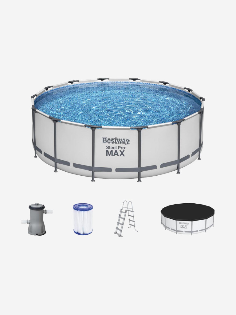 Бассейн Bestway 5612X каркасный Steel Pro Max 427х122 см, объем 15232 л