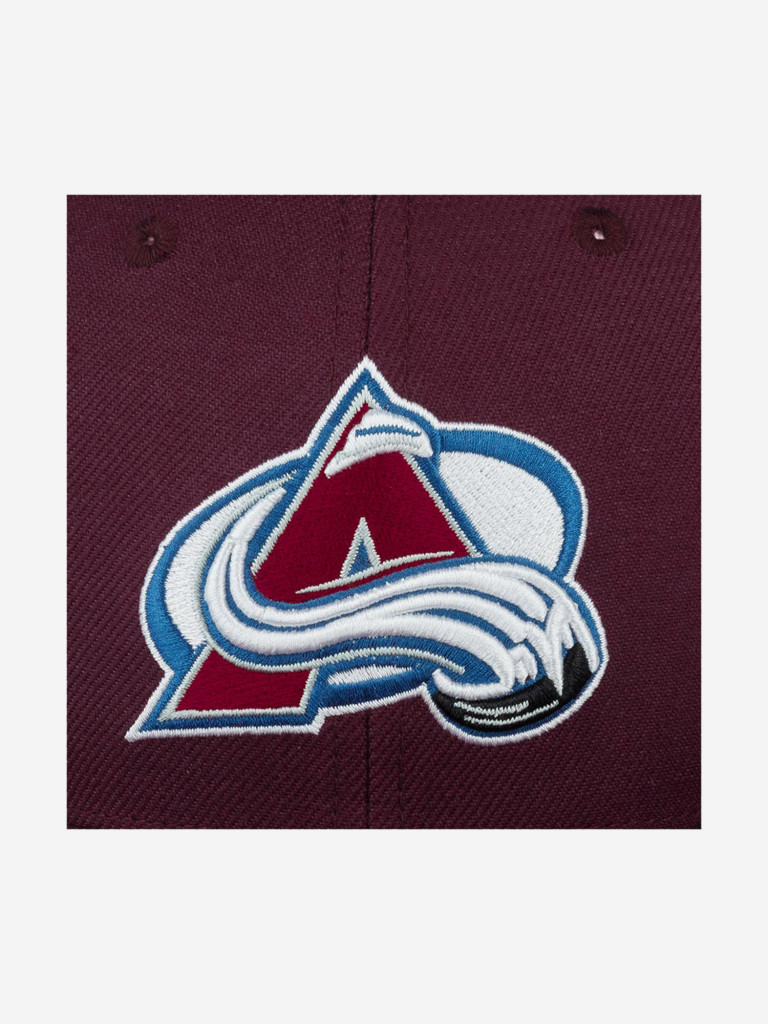 Бейсболка с прямым козырьком AMERICAN NEEDLE 21006A-COA Colorado Avalanche Archive 400 NHL (малиновый)