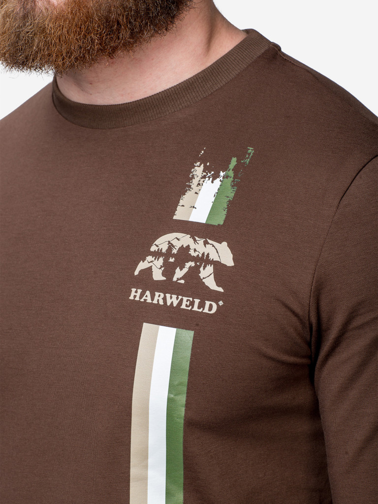 Лонгслив Harweld Russian Fishing (шоколад)