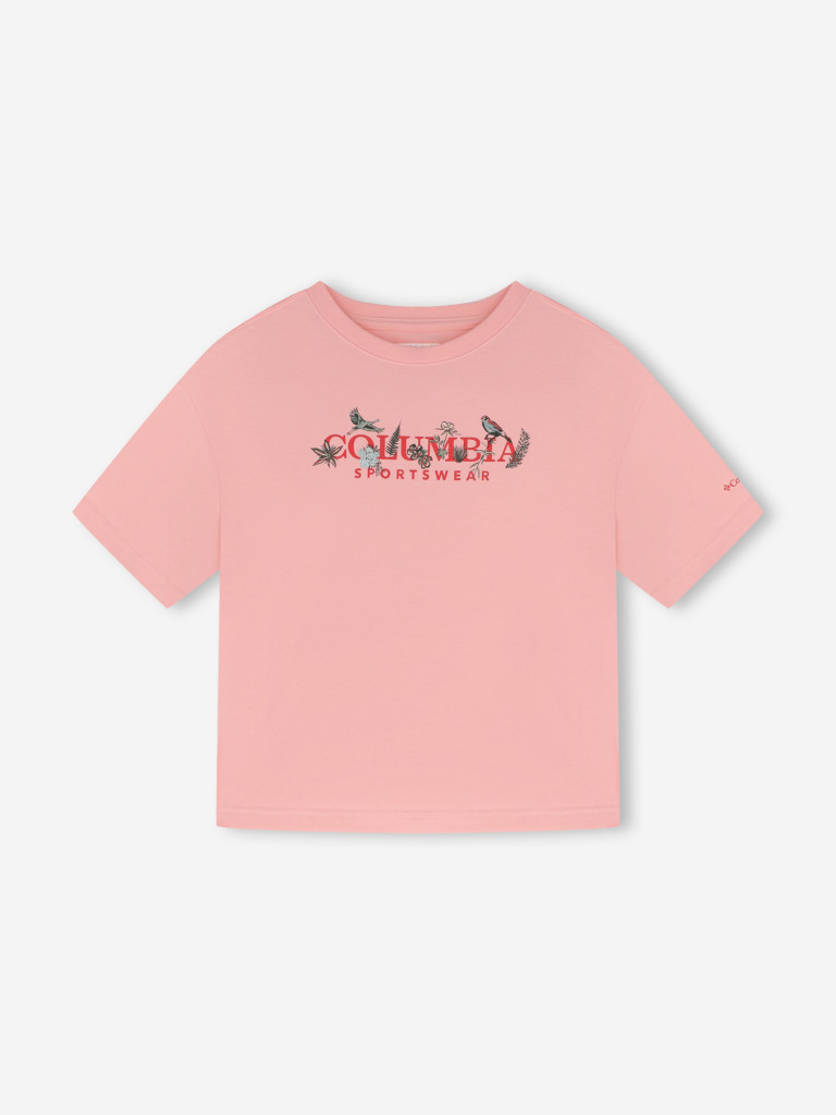 Футболка женская Columbia Rolling Bend Graphic Relaxed Crop SS