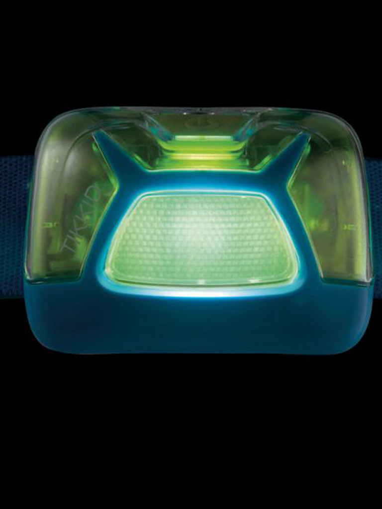 Фонарь светодиодный налобный Petzl Tikkid голубой, 20 лм, 3 AAA