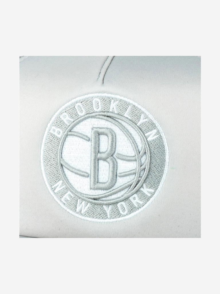 Бейсболка MITCHELL NESS 5HSSLD21131-BNEGREY Brooklyn Nets NBA (серый)