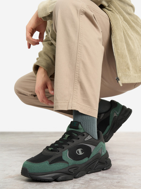 Кроссовки мужские Champion арт. S22424 черный/изумрудный/серый цвет — купить за 3849 руб. со скидкой 30 %, отзывы в интернет-магазине Спортмастер