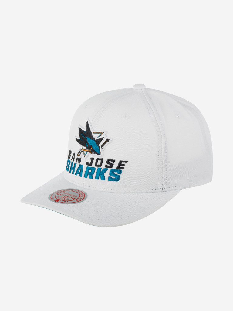 Бейсболка MITCHELL NESS HHSS5758-SJSYYPPPWHIT San Jose Sharks NHL