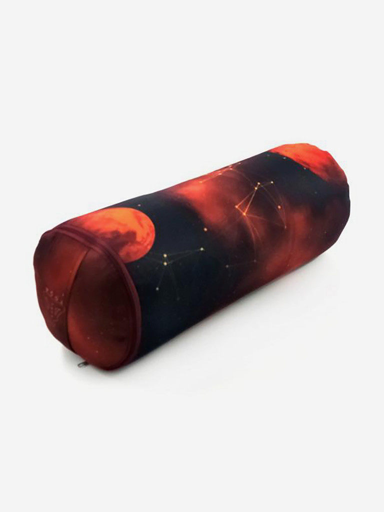 Спортивный валик для фитнеса, Mars Space Collection болстер для йоги с гречневой лузгой, ролик для йоги, валик для спины