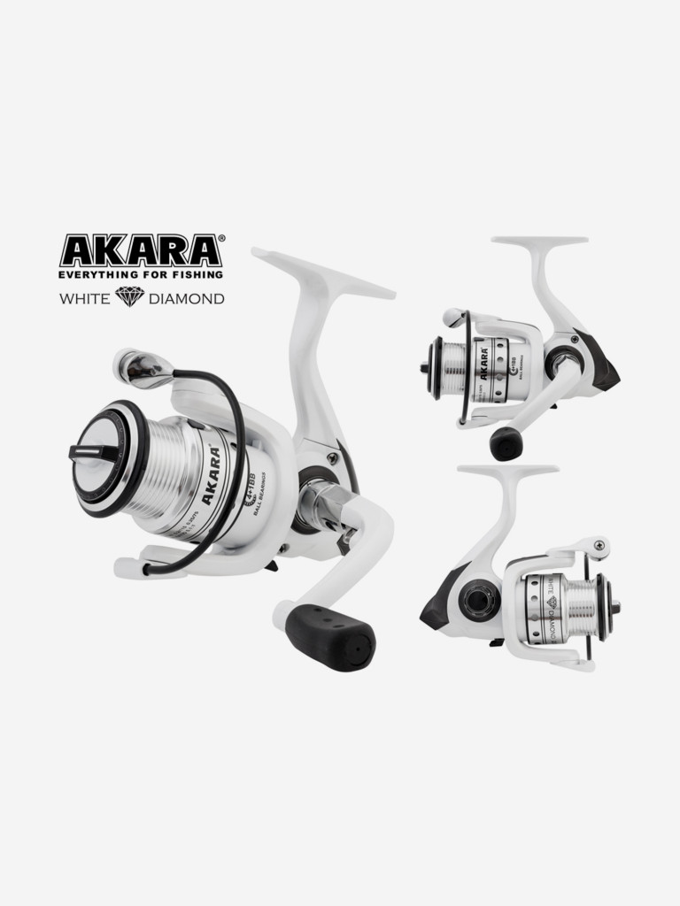 Катушка безынерционная Akara White Diamond 1000 3+1 bb