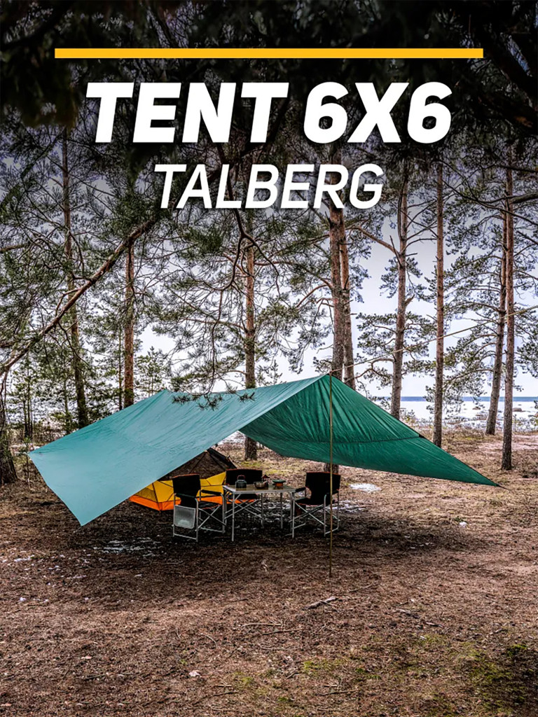 TENT тент 6X6м Talberg, , зелёный