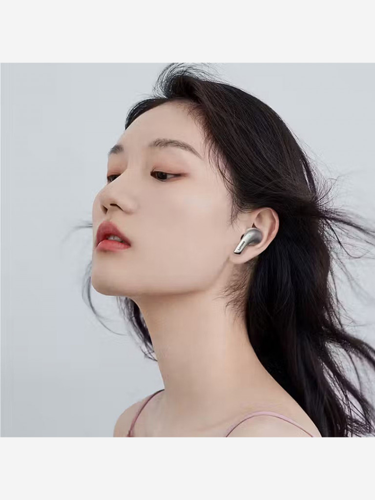 Беспроводная Bluetooth-гарнитура Lenovo LP5 Спортивная игровая гарнитура TWS Bluetooth 5.0 с микрофоном серые