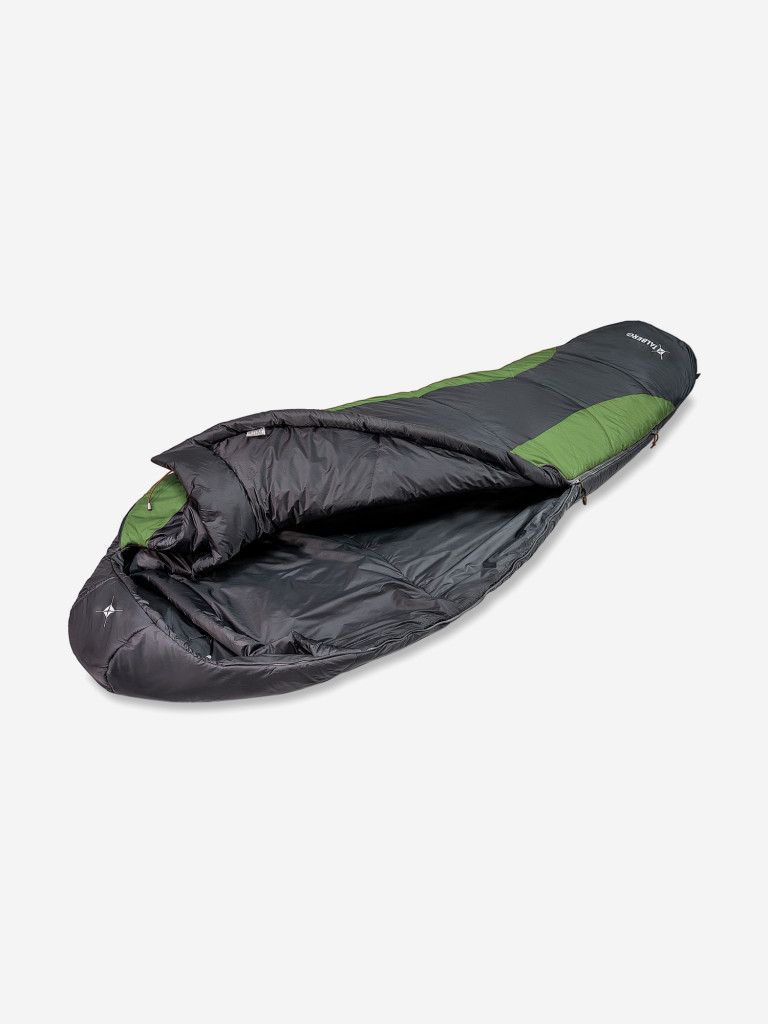 Спальный мешок TALBERG SUMMIT EXP -18°C, серый/зеленый, правый