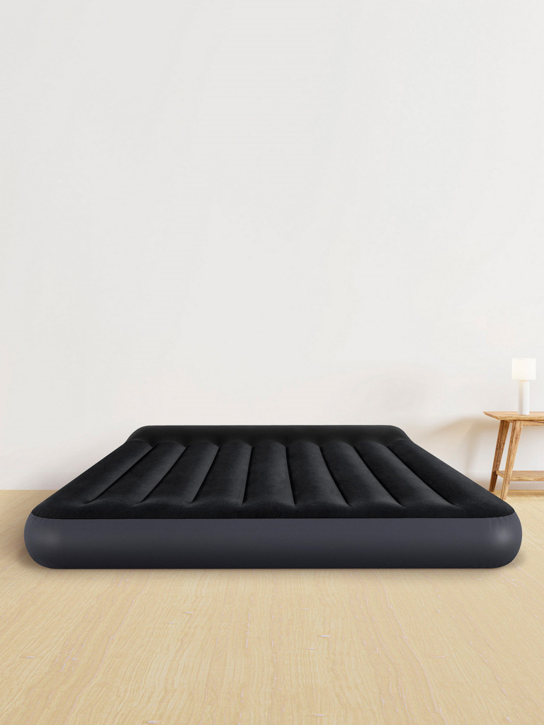 Кровать надувная Intex 64143 DURA-BEAM PILLOW REST CLASSIC, Queen, 152x203x25 см