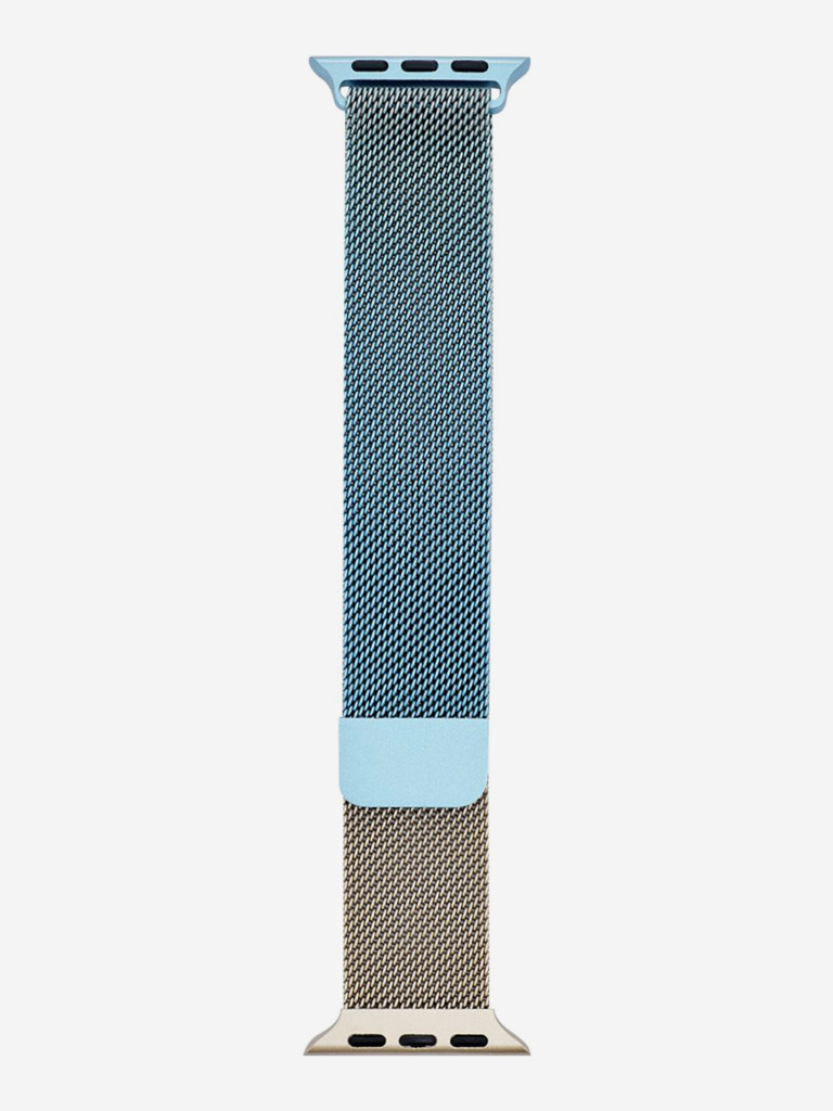 Ремешок для часов Apple Watch 41/40/38 mm Mutural Оригинал, ультралегкий металлический на магните — сине-золотой