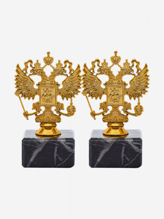 Кубок для награждения победителей 12 см, цвет золотой 2 шт. Награда для спорта и конкурсов.