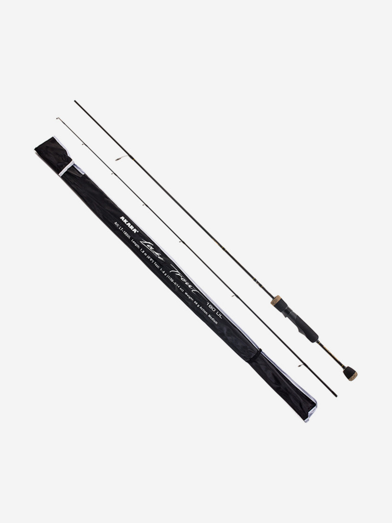 Спиннинг штекерный углеволоконный 2 колена Akara Lake Trout UL (1-8) 1,98 м