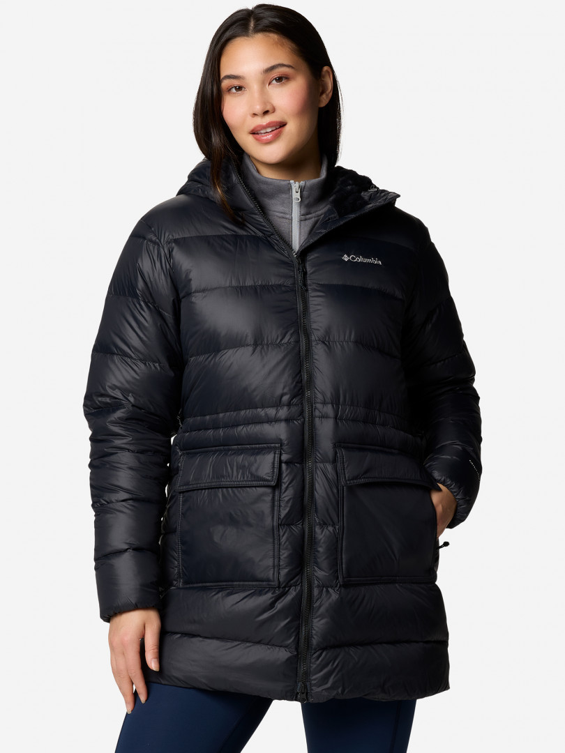 Пуховик женский Columbia Harmony Falls Mid Down Jacket, Черный