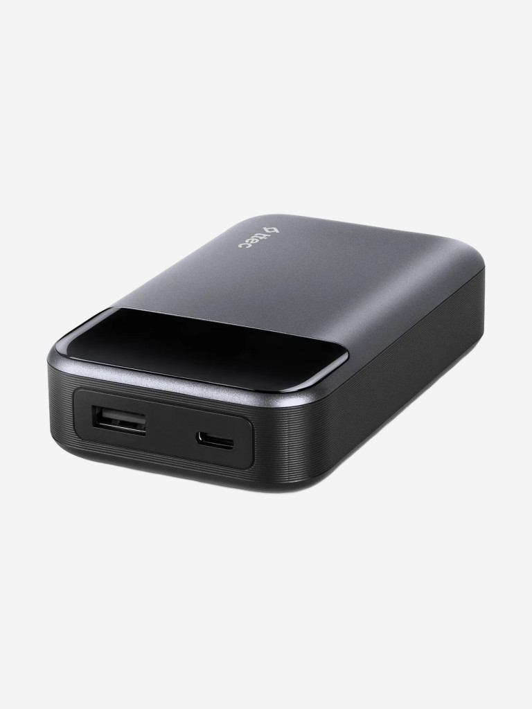 Внешний аккумулятор портативный TTEC ReCharger Pro LCD 20.000mAh PD 130W 2*USB-C/USB-A Powerbank. Цвет: серый космос