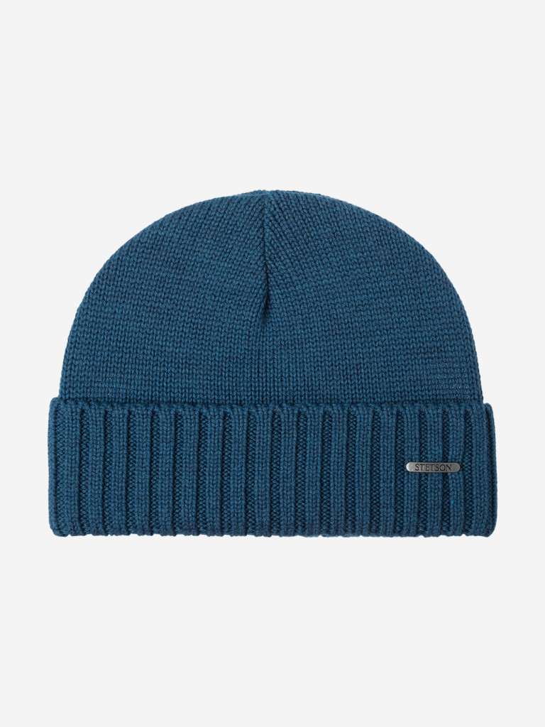 Шапка с отворотом STETSON 8589303 BEANIE MERINO