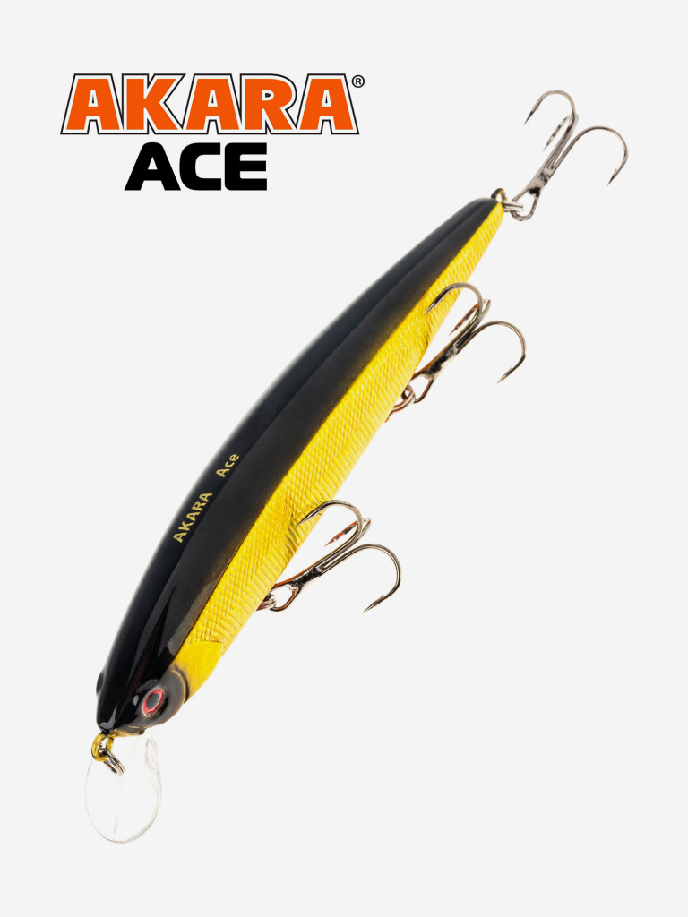Воблер Akara Ace 110SP 15 гр. минноу, суспендер. твичинговый, на щуку, судака A59