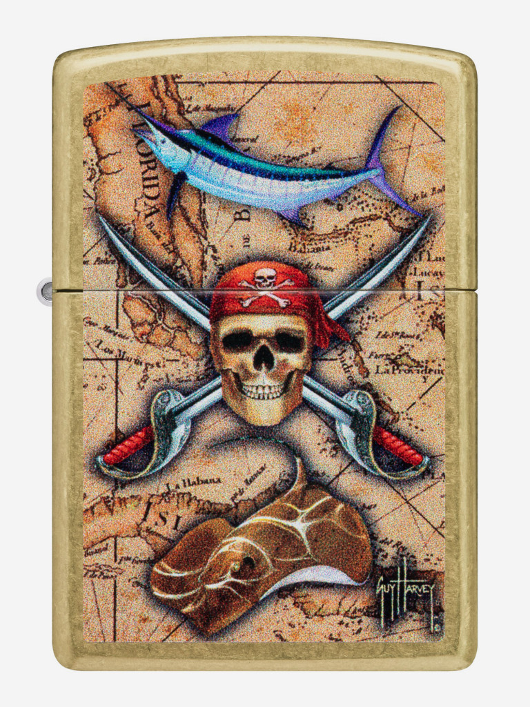 Зажигалка бензиновая ZIPPO 48966 Guy Harvey
