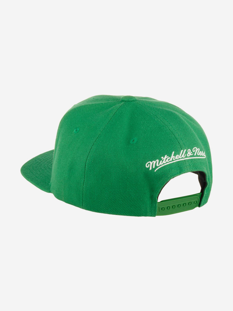 Бейсболка с прямым козырьком MITCHELL NESS 6HSSJS19078-BCEKYGN Boston Celtics NBA