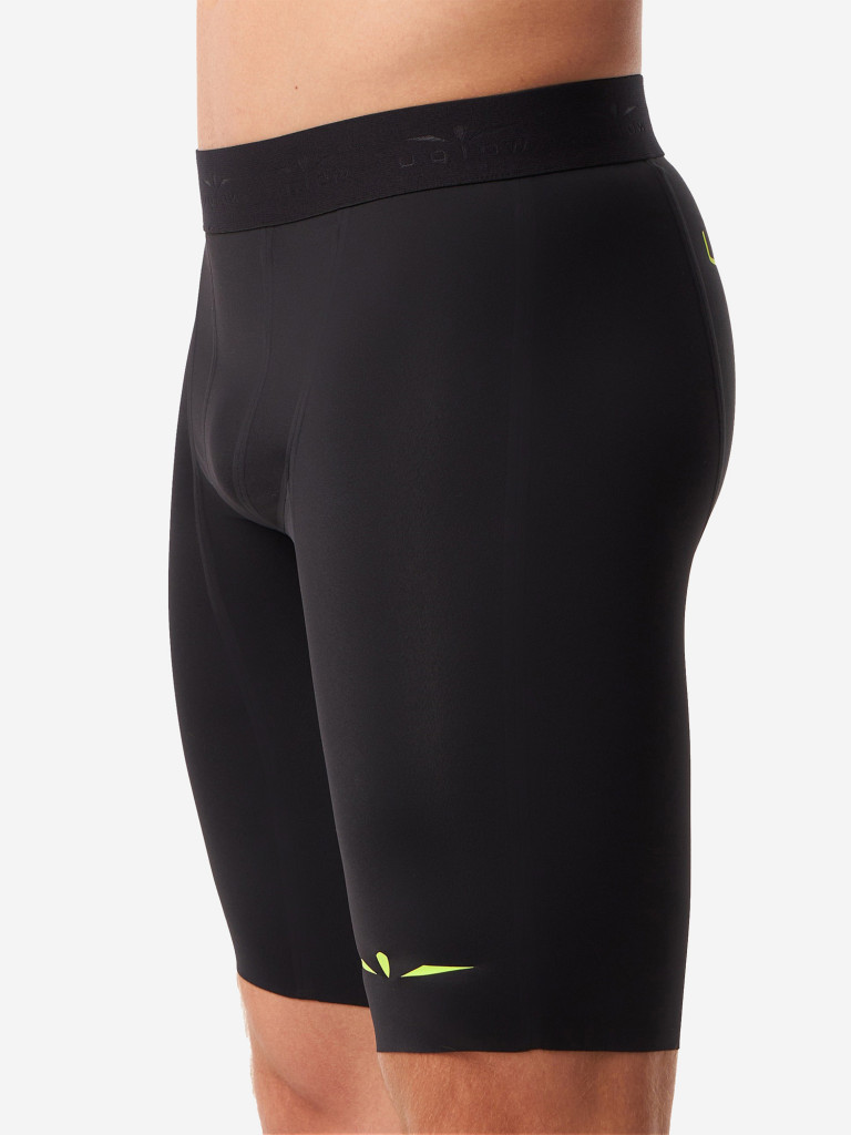 Тайтсы короткие мужские UGLOW, черный