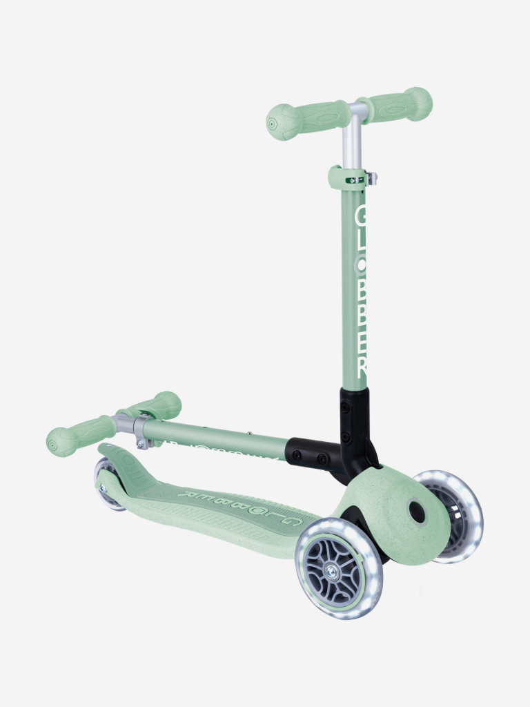 Самокат Globber JUNIOR FOLDABLE LIGHTS ECOLOGIC