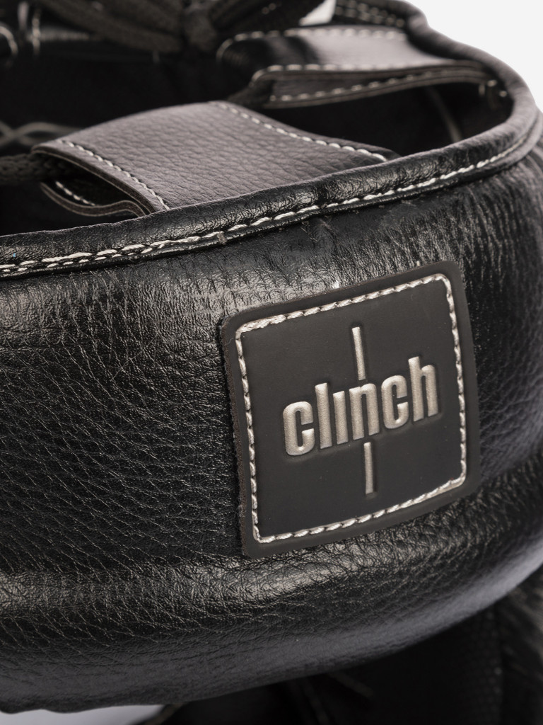 Шлем для единоборств с бампером Clinch Face Guard черно-бронзовый