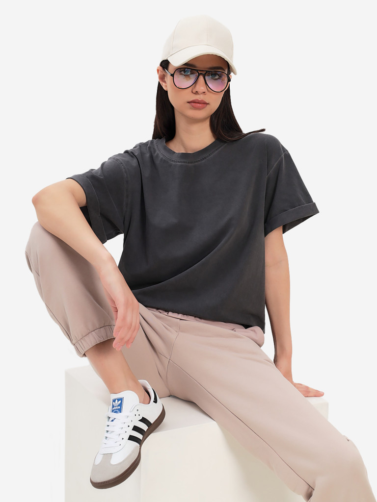 Футболка женская ASHE Garment Dyed new