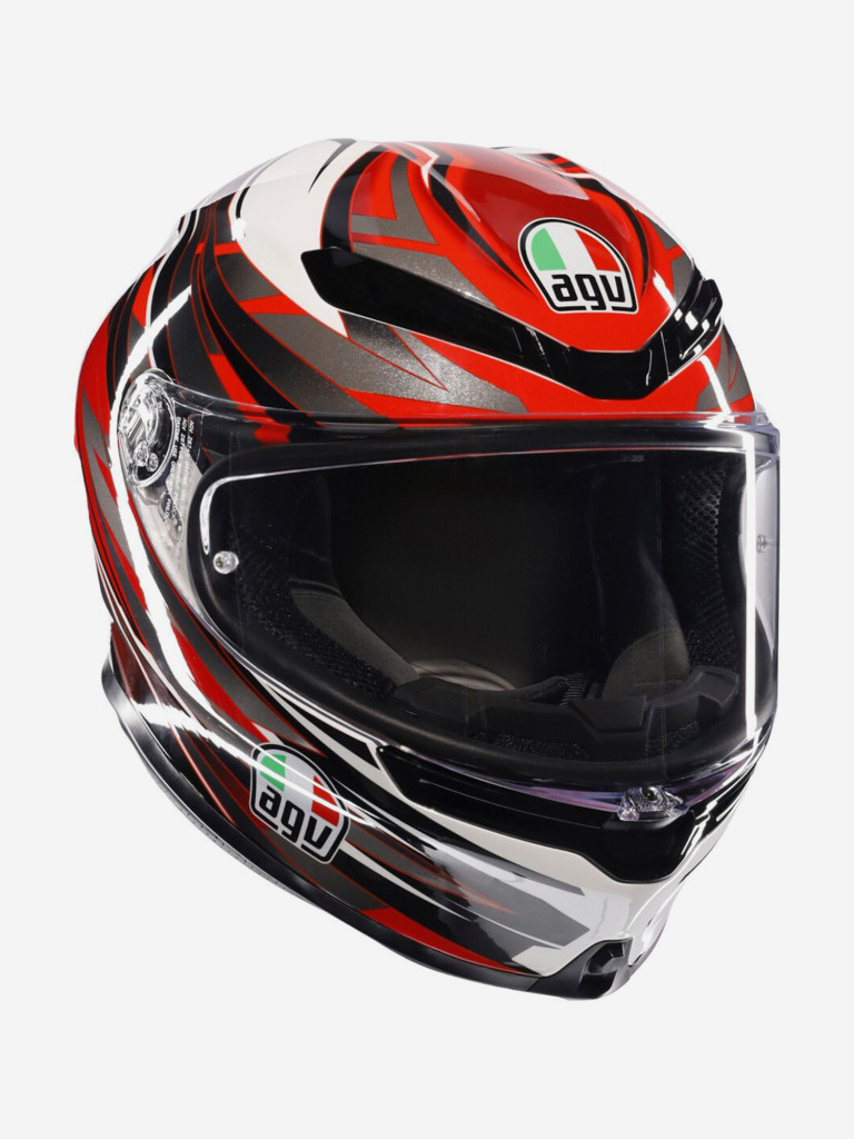 Мотошлем интеграл AGV K6 S E2206 MPLK Reeval White/Red/Grey