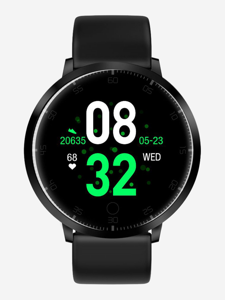 Смарт-часы BandRate Smart SHK1212BB с пульсометром, тонометром, счетчиком калорий