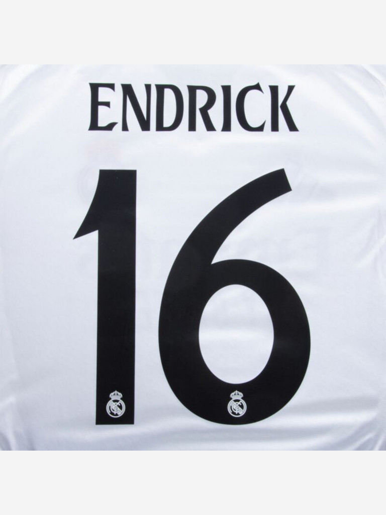Термонаклейка ENDRICK / Эндрик 16 Реал Мадрид черная