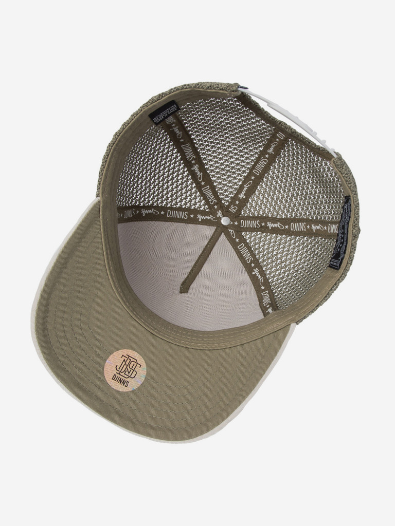 Бейсболка с сеточкой DJINNS HFT Casual Cord and Mesh (белый)