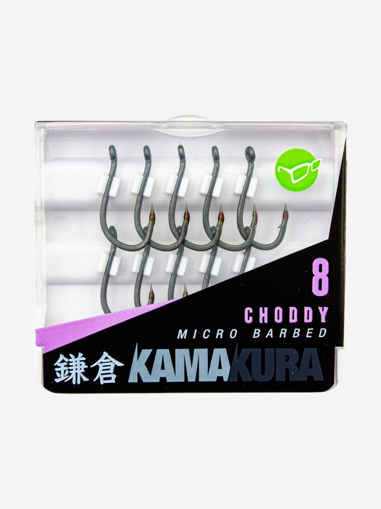Крючок KORDA Kamakura Choddy №8 с бородкой 10шт