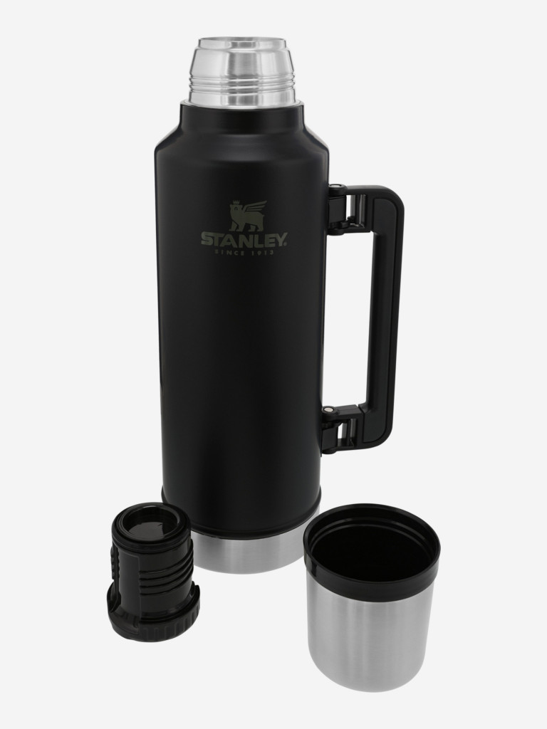 Термос для напитков Stanley Classic, 2,3 литра, черный