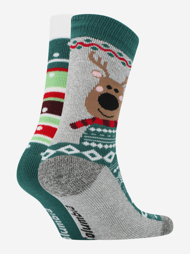 Носки Columbia Bundled Up Medium Weight Thermal Crew Brushed 2 PK Gift Box, 2 пары
