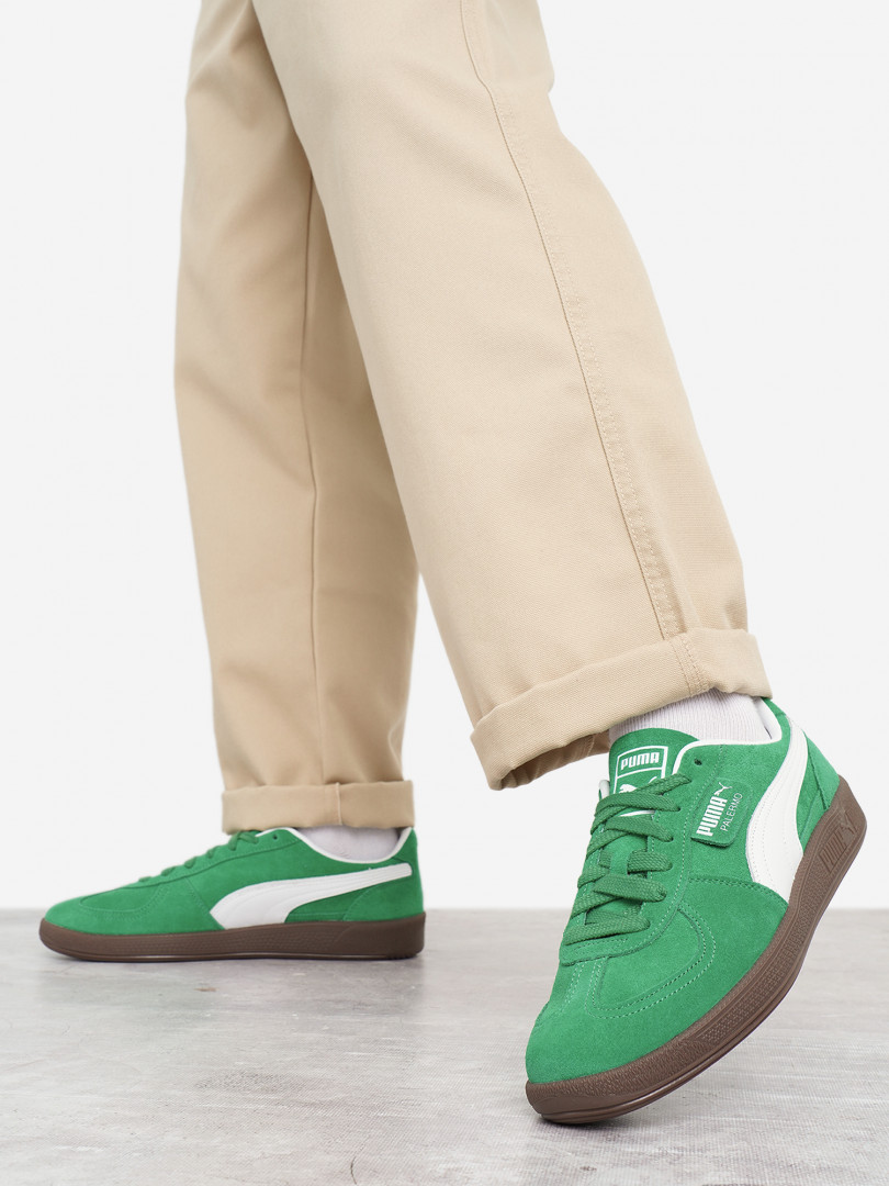 фото Кеды мужские puma palermo, зеленый
