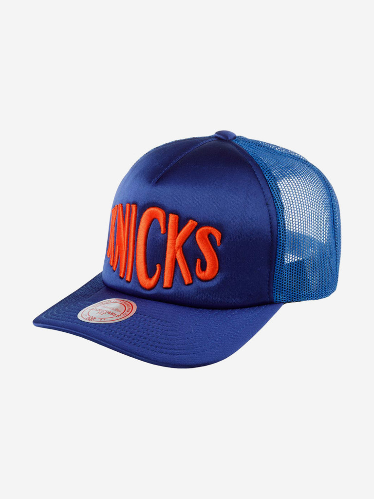 Бейсболка с сеточкой MITCHELL NESS HHSS3467-NYKYYPPPBLUE New York Knicks NBA (синий)