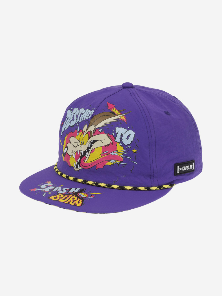 Бейсболка с прямым козырьком CAPSLAB CL/LOO13/1/CF/DTCB Looney Tunes Wile E. Coyote