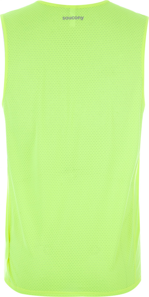 Футболка без рукавов мужская Saucony Freedom Sleevelessvizipro Citron