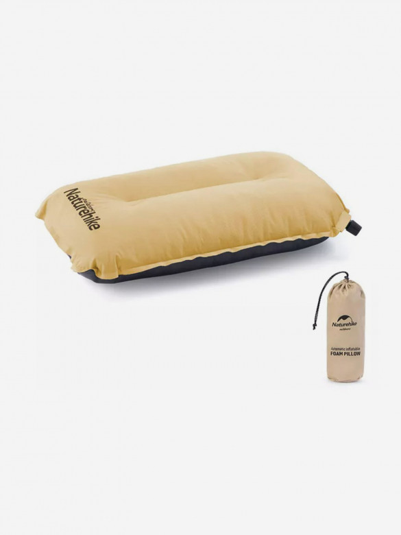 Подушка самонадувающаяся Naturehike 46х27х9,5 см, желтый