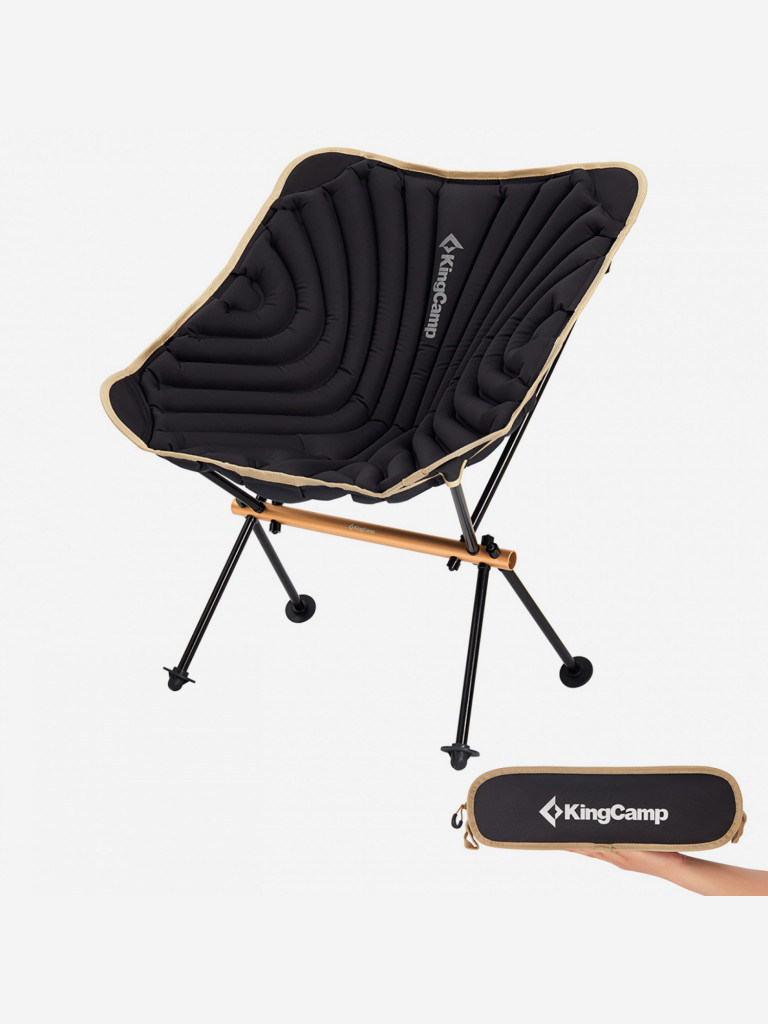 Кресло складное 2033 Larch Chair сталь, черный
