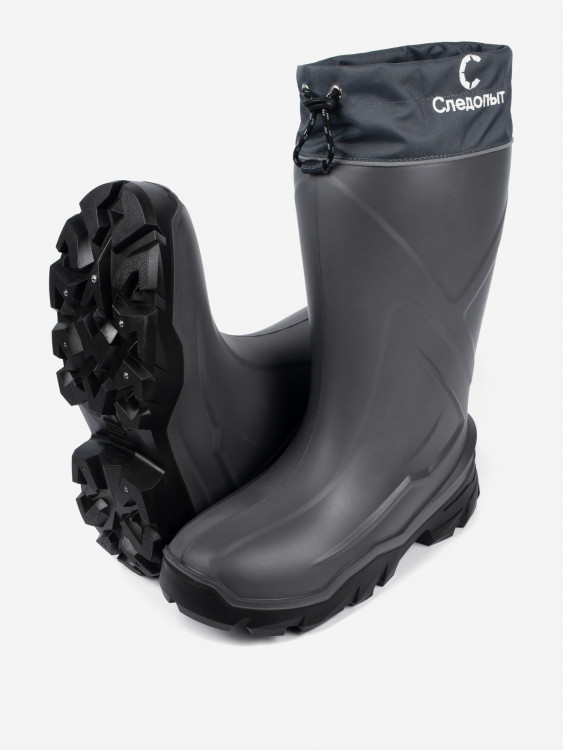 Сапоги рыболовные СЛЕДОПЫТ зимние мужские подошва ПУ с шипами, 5-слойный вкладыш, до -50°С