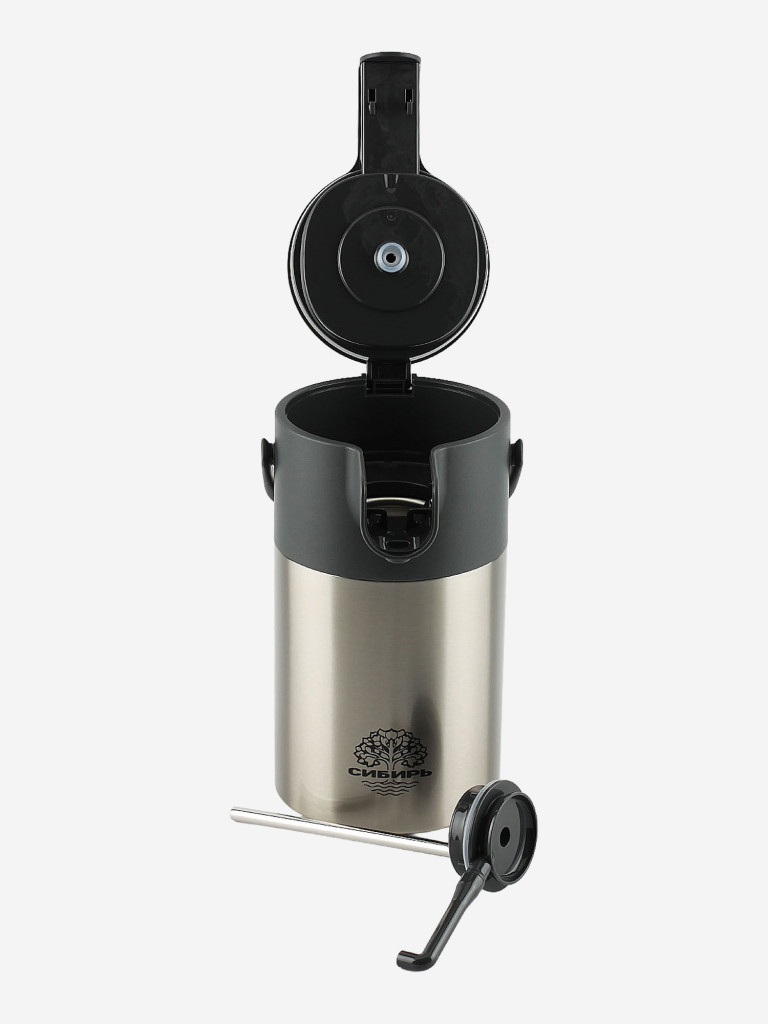 Термос 3.2л СИБИРЬ "Бурный поток" с пневмонасосом