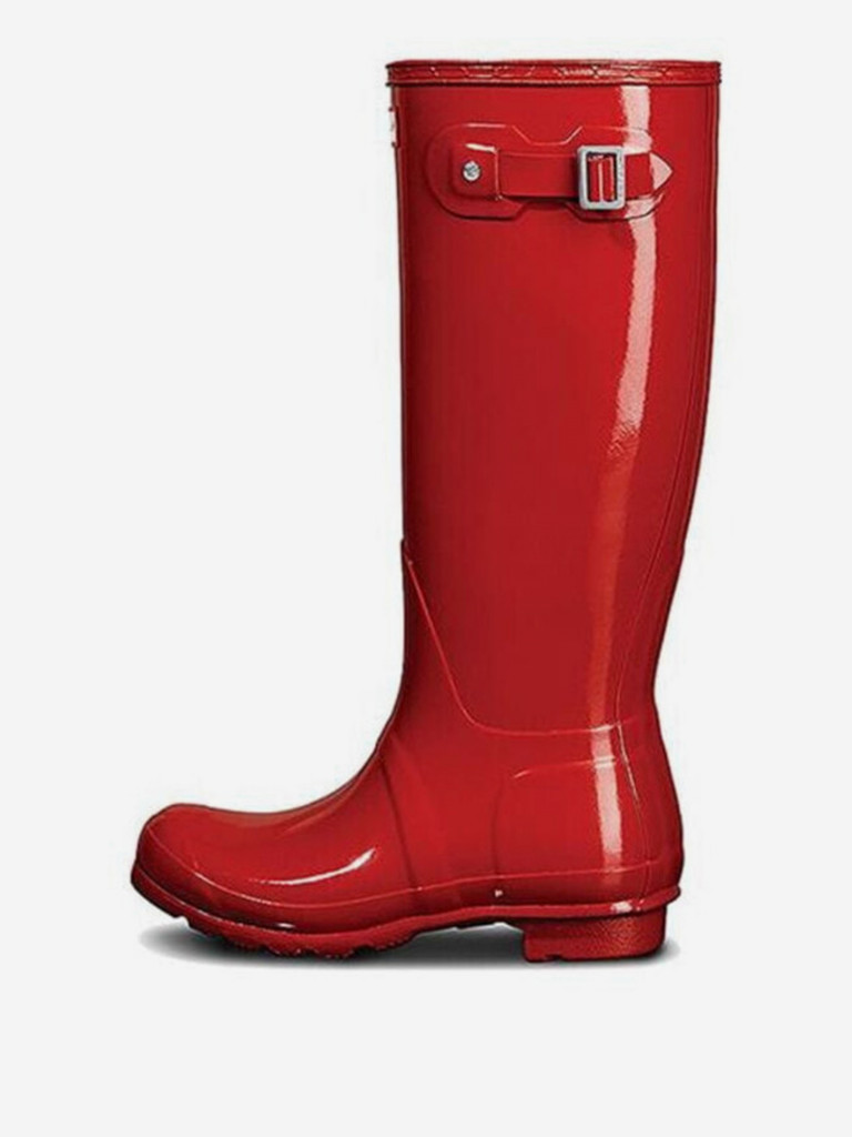 Сапоги резиновые женские HUNTER с пряжкой
