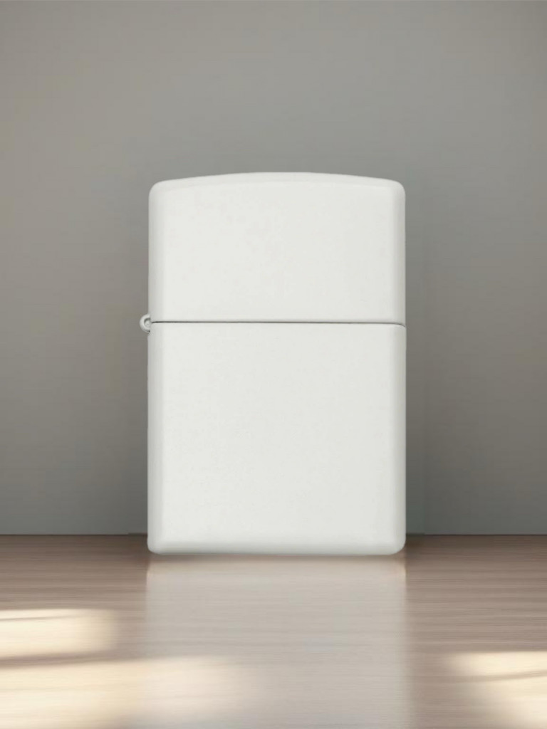 Зажигалка бензиновая ZIPPO 214 Classic White Matte